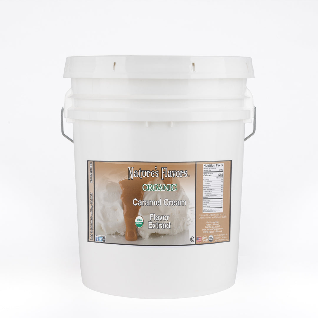 Organic Caramel Cream Flavor Extract Without Diacetyl