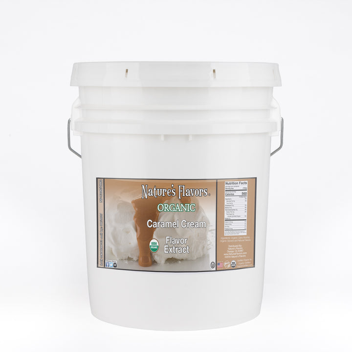 Organic Caramel Cream Flavor Extract Without Diacetyl