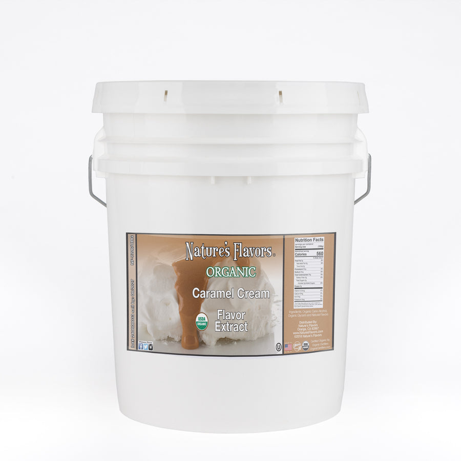 Organic Caramel Cream Flavor Extract Without Diacetyl