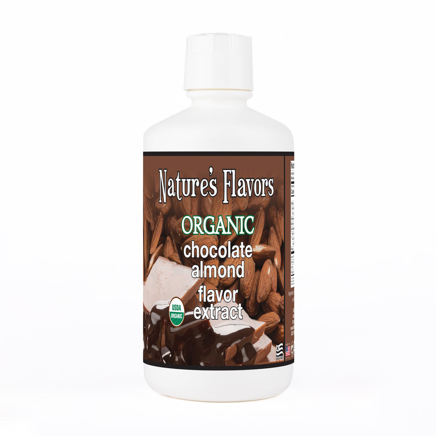 Chocolate Almond Flavor Extract, Organic