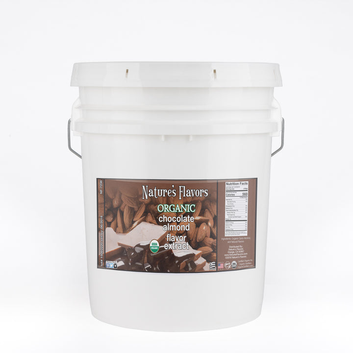 Organic Chocolate Almond Flavor Extract Without Diacetyl