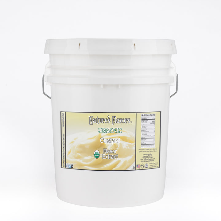 Organic Custard Flavor Extract Without Diacetyl