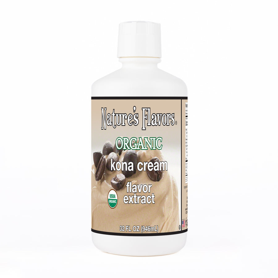 Organic Kona Cream Flavor Extract Without Diacetyl