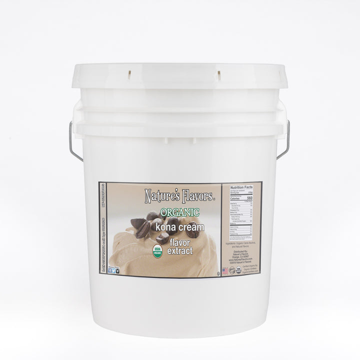 Organic Kona Cream Flavor Extract Without Diacetyl