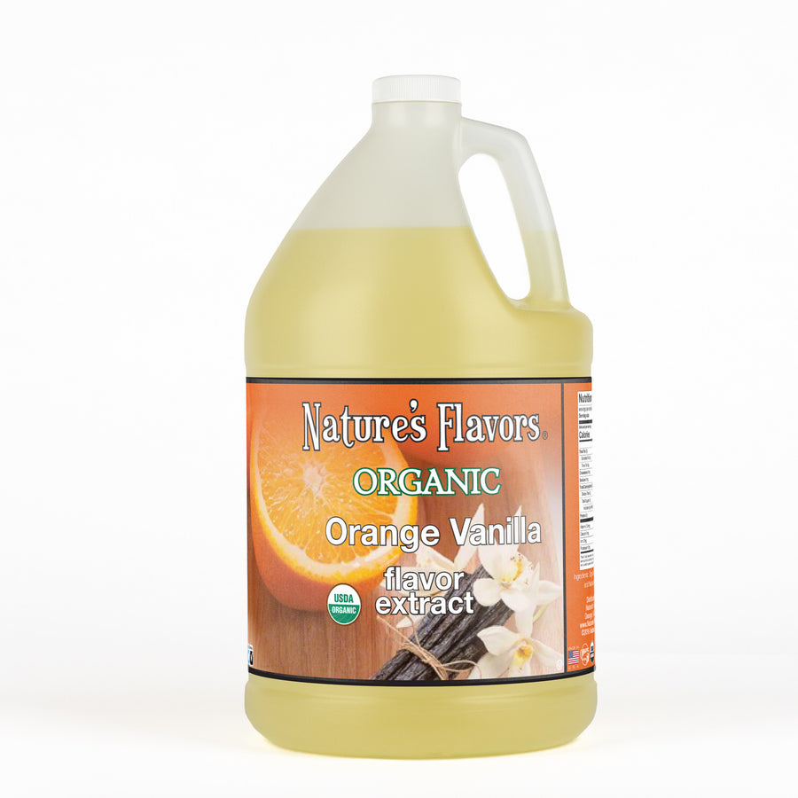 Organic Orange Vanilla Flavor Extract Without Diacetyl