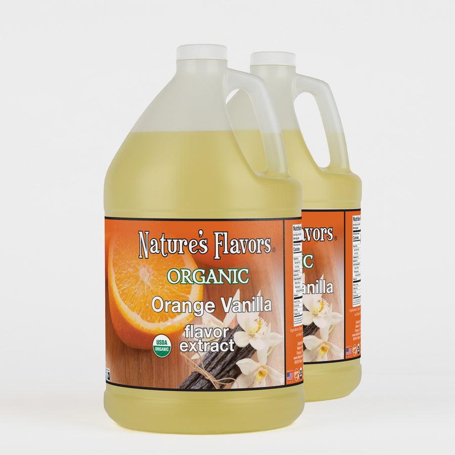 Organic Orange Vanilla Flavor Extract Without Diacetyl