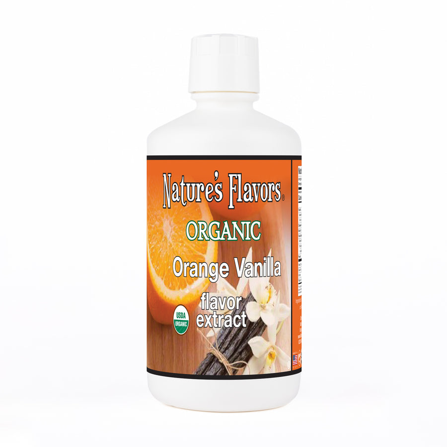 Orange Vanilla Flavor Extract, Organic