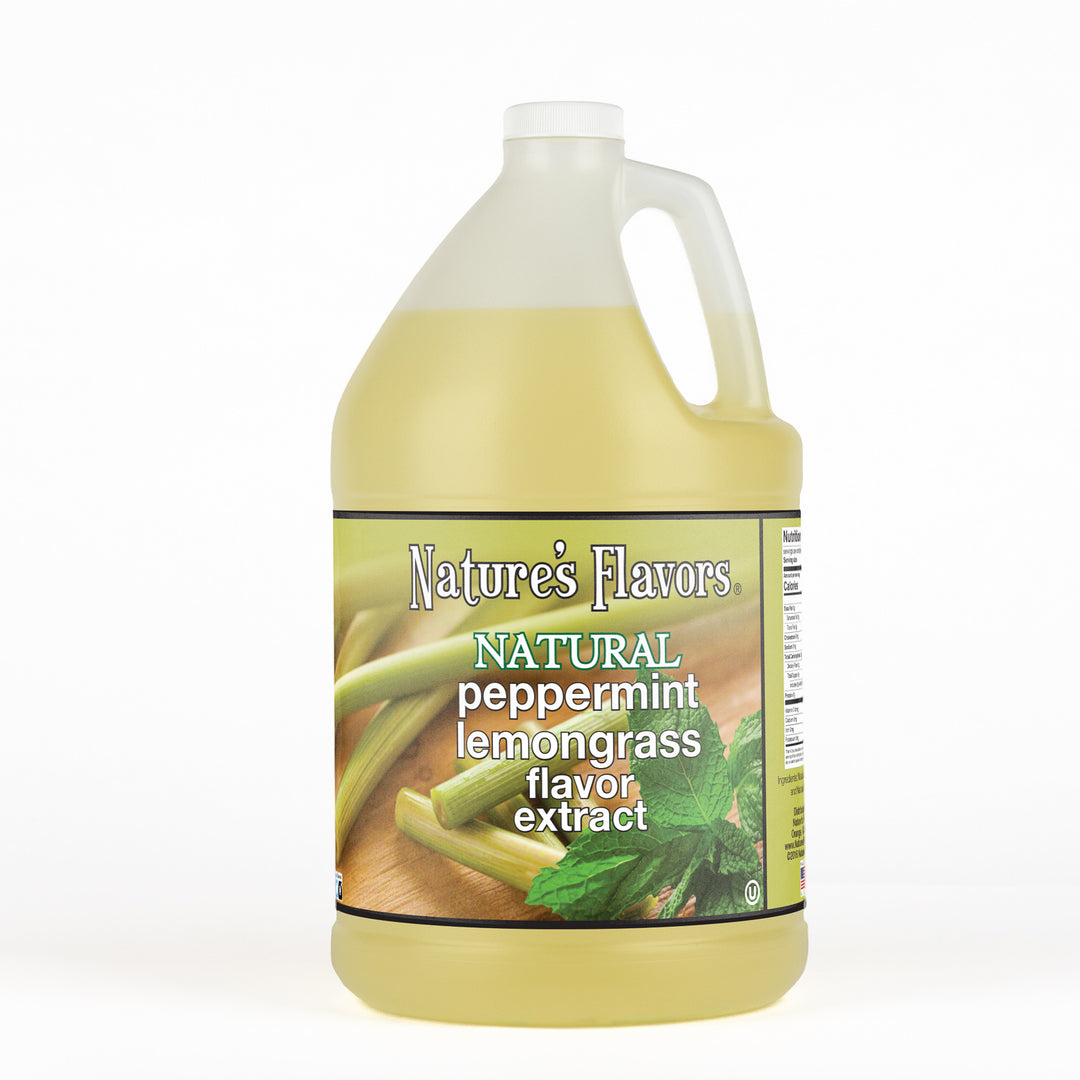 Peppermint Lemongrass Flavor Extract, Natural