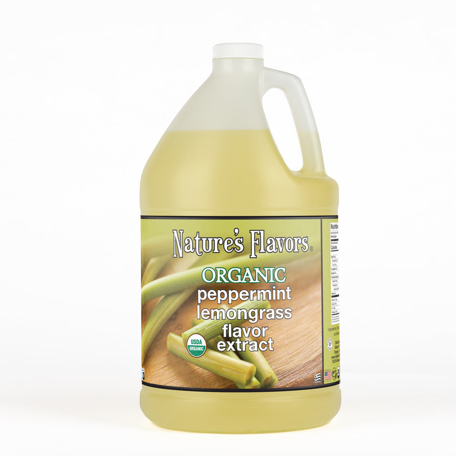 Peppermint Lemongrass Flavor Extract, Organic