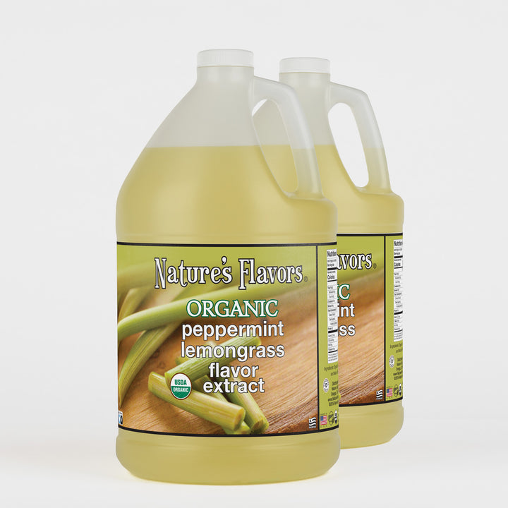Organic Peppermint Lemongrass Flavor Extract Without Diacetyl