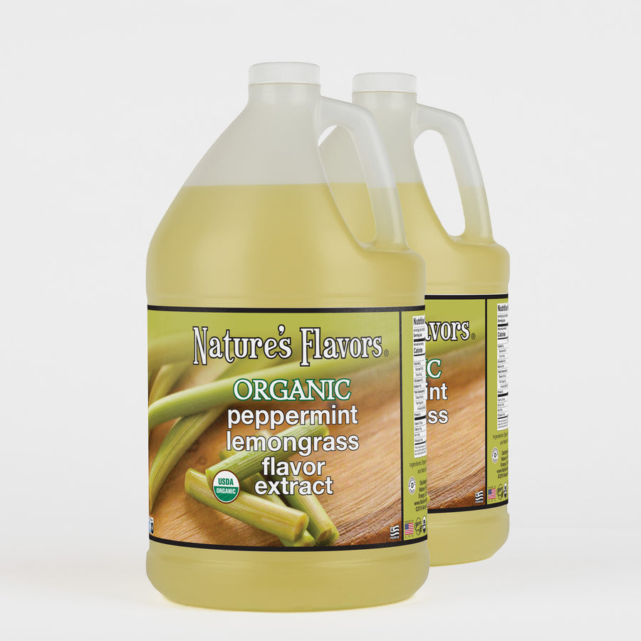 Peppermint Lemongrass Flavor Extract, Organic