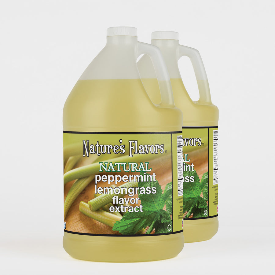 Peppermint Lemongrass Flavor Extract, Natural