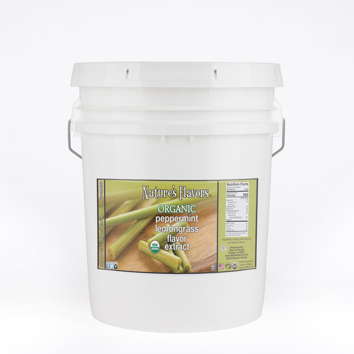 Peppermint Lemongrass Flavor Extract, Organic