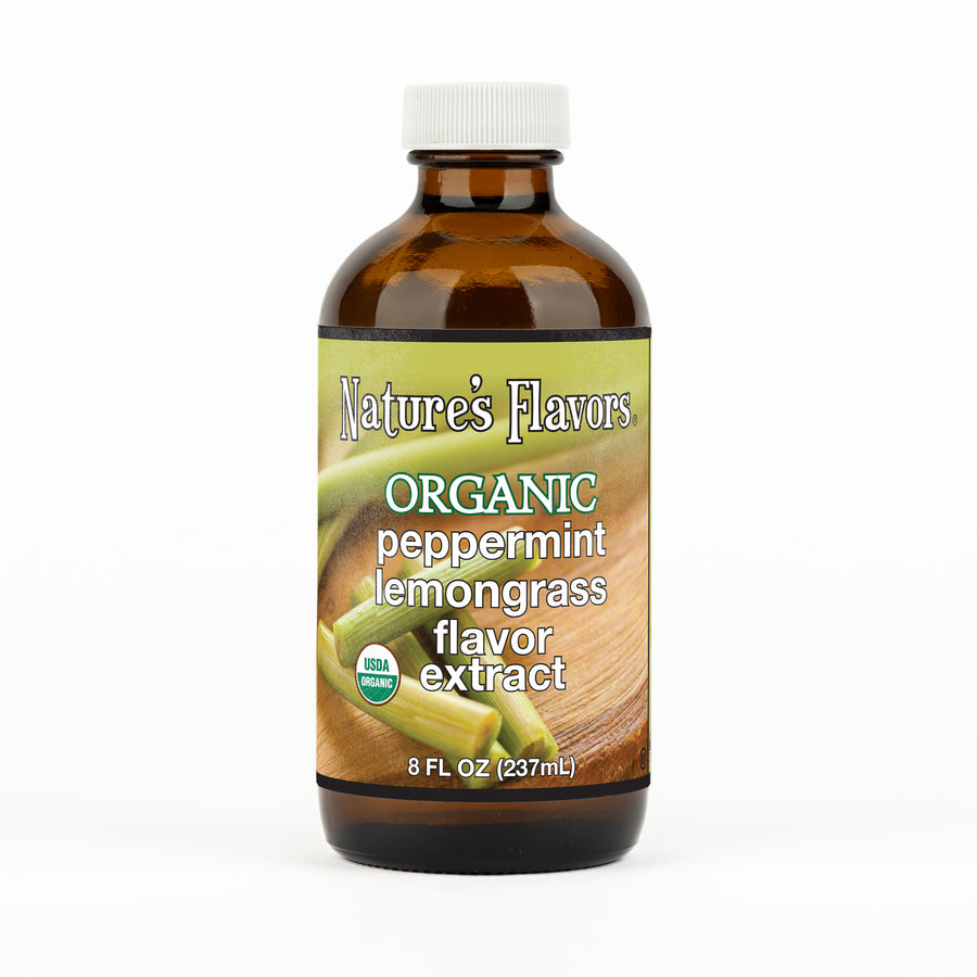 Peppermint Lemongrass Flavor Extract, Organic
