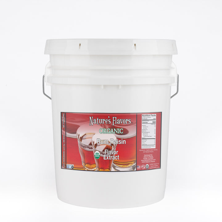 Rum Raisin Flavor Extract, Organic