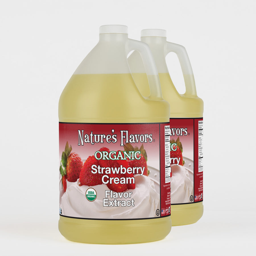 Organic Strawberry Cream Flavor Extract Without Diacetyl
