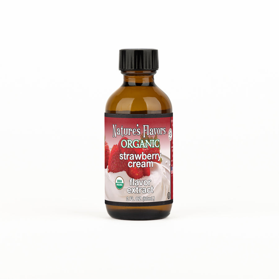 Organic Strawberry Cream Flavor Extract Without Diacetyl