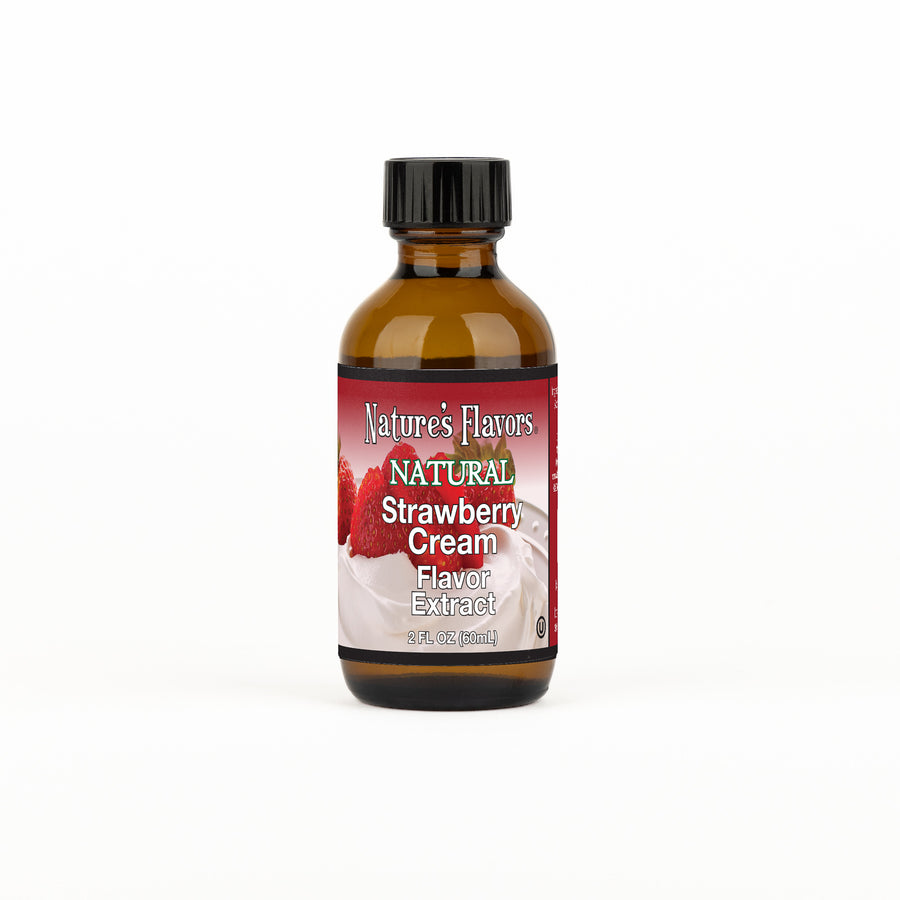 Strawberry Cream Flavor Extract, Natural