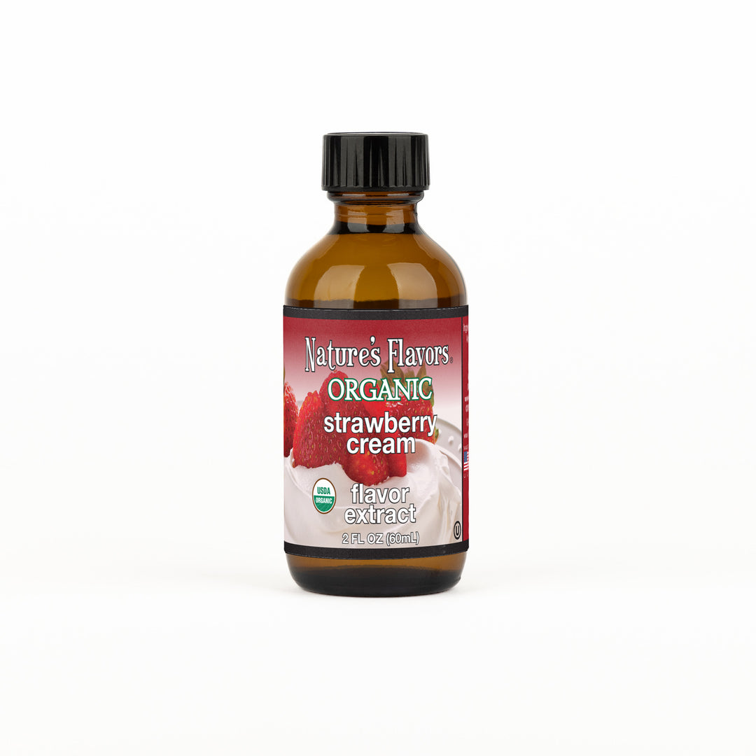 Strawberry Cream Flavor Extract, Organic