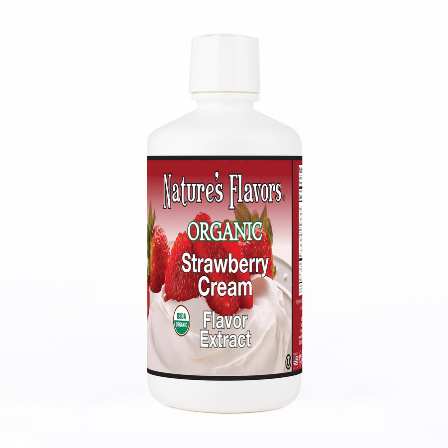 Organic Strawberry Cream Flavor Extract Without Diacetyl
