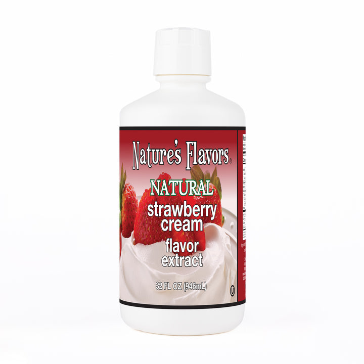 Strawberry Cream Flavor Extract, Natural