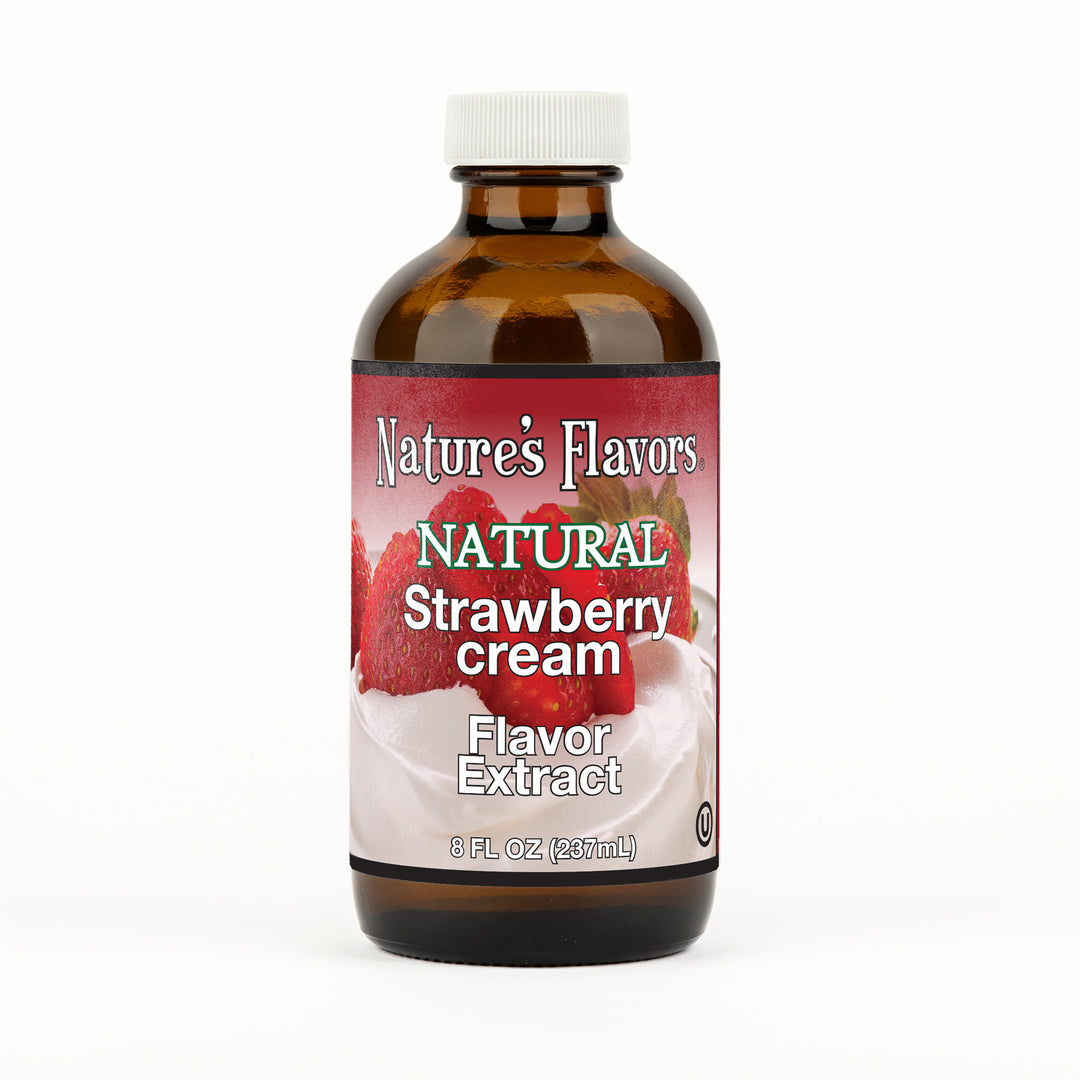 Strawberry Cream Flavor Extract, Natural