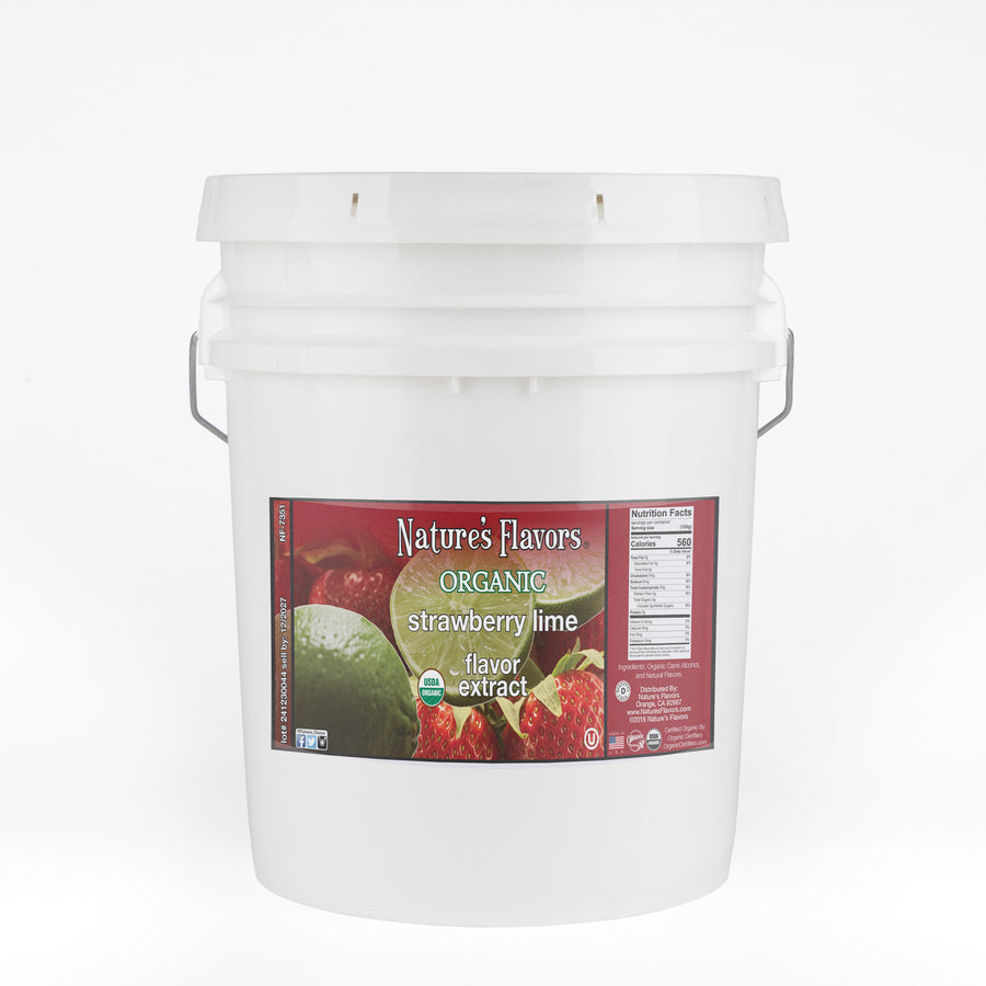 Organic Strawberry Lime Flavor Extract Without Diacetyl