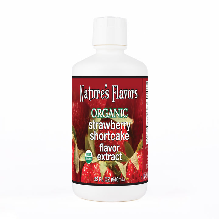 Organic Strawberry Shortcake Flavor Extract Without Diacetyl