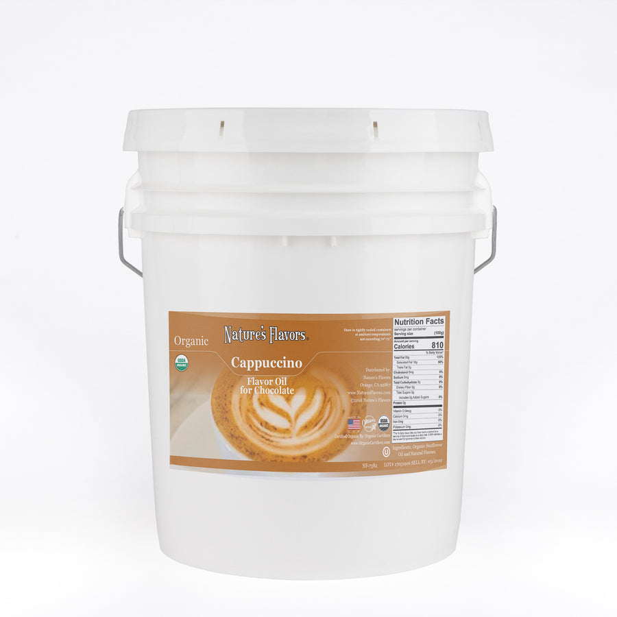 Organic Cappuccino Flavor Oil For Chocolate