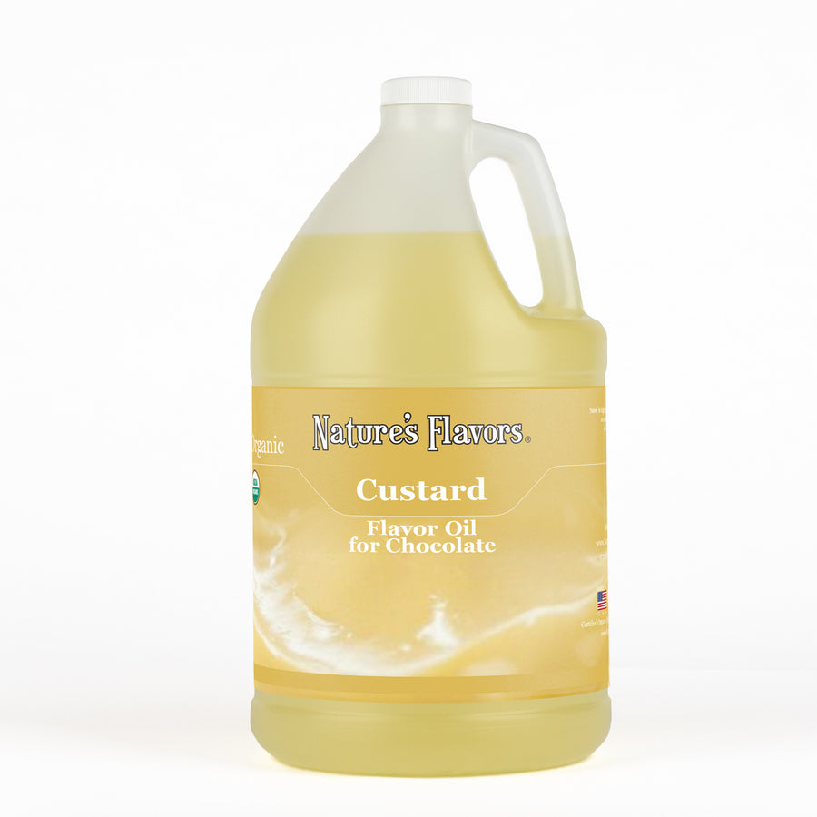 Organic Custard Flavor Oil For Chocolate