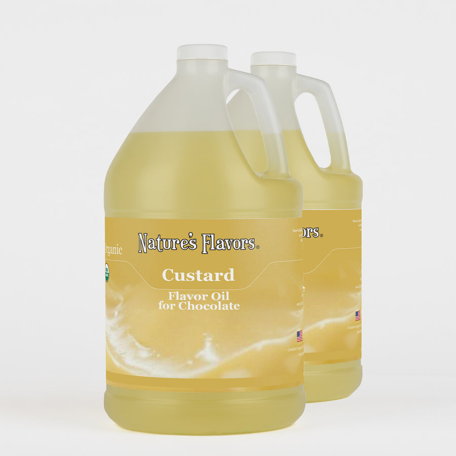 Organic Custard Flavor Oil For Chocolate