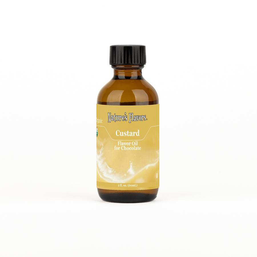 Organic Custard Flavor Oil For Chocolate