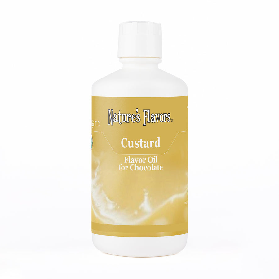 Organic Custard Flavor Oil For Chocolate