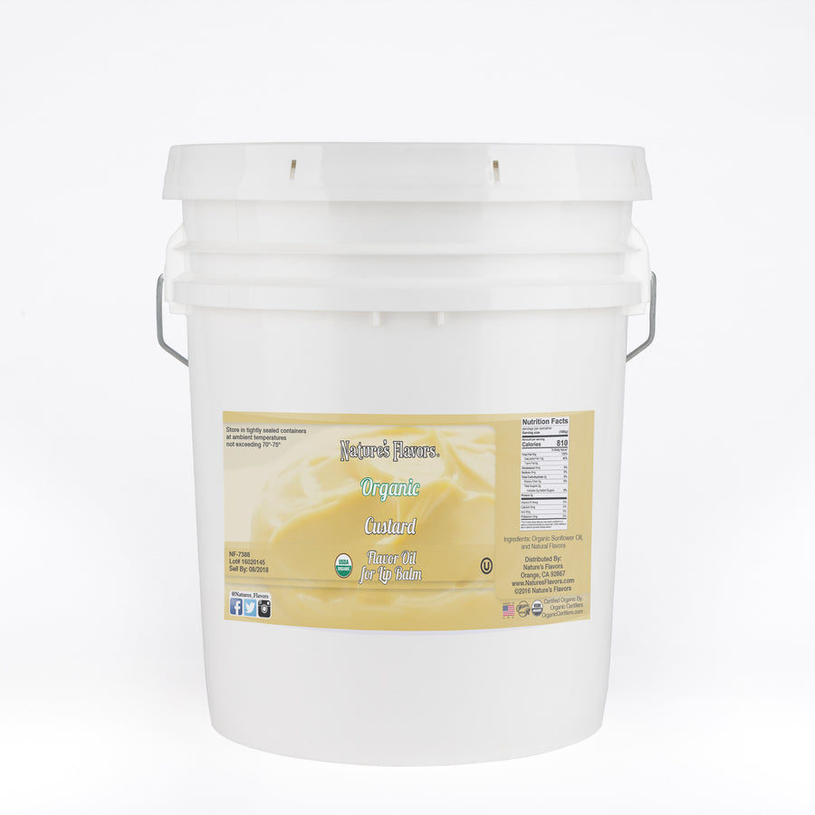 Organic Custard Flavor Oil for Lip Balm