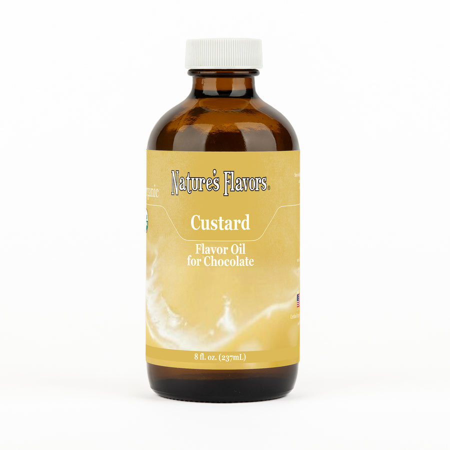Organic Custard Flavor Oil For Chocolate