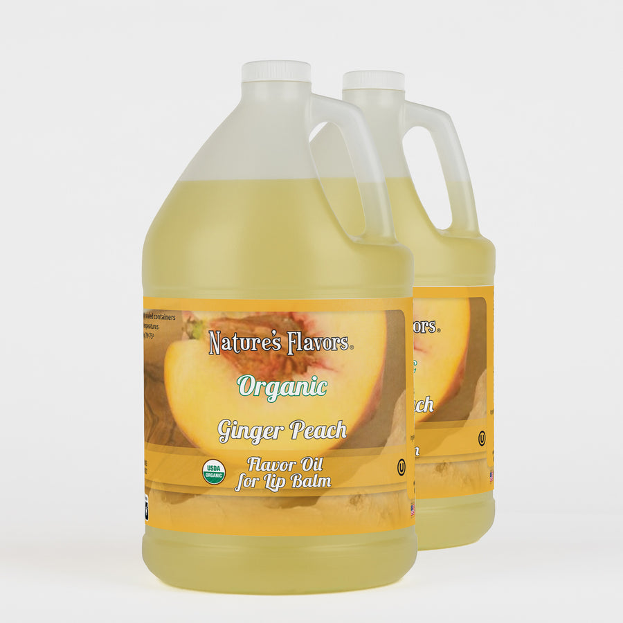 Organic Ginger Peach Flavor Oil for Lip Balm