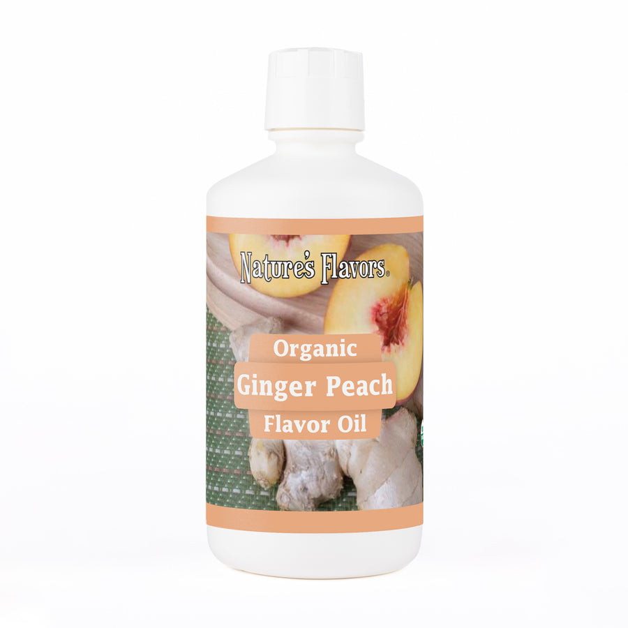 Ginger Peach Flavor Oil, Organic