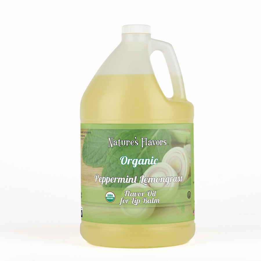 Organic Peppermint Lemongrass Flavor Oil for Lip Balm