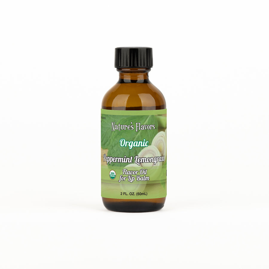 Organic Peppermint Lemongrass Flavor Oil for Lip Balm