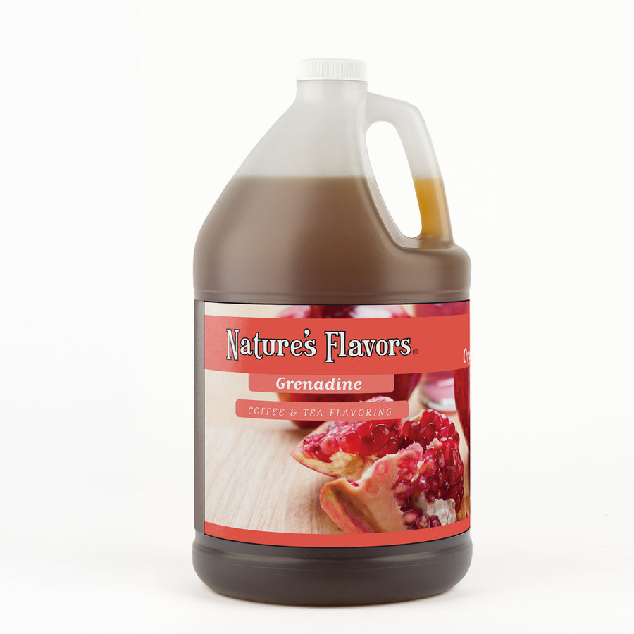 Organic Grenadine Coffee and Tea Flavoring Without Diacetyl