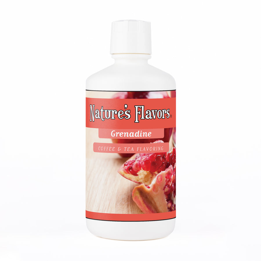 Organic Grenadine Coffee and Tea Flavoring Without Diacetyl