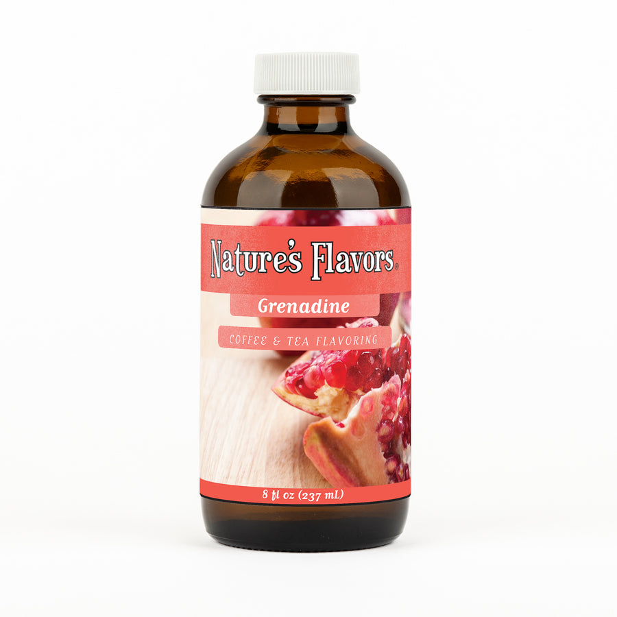 Organic Grenadine Coffee and Tea Flavoring Without Diacetyl