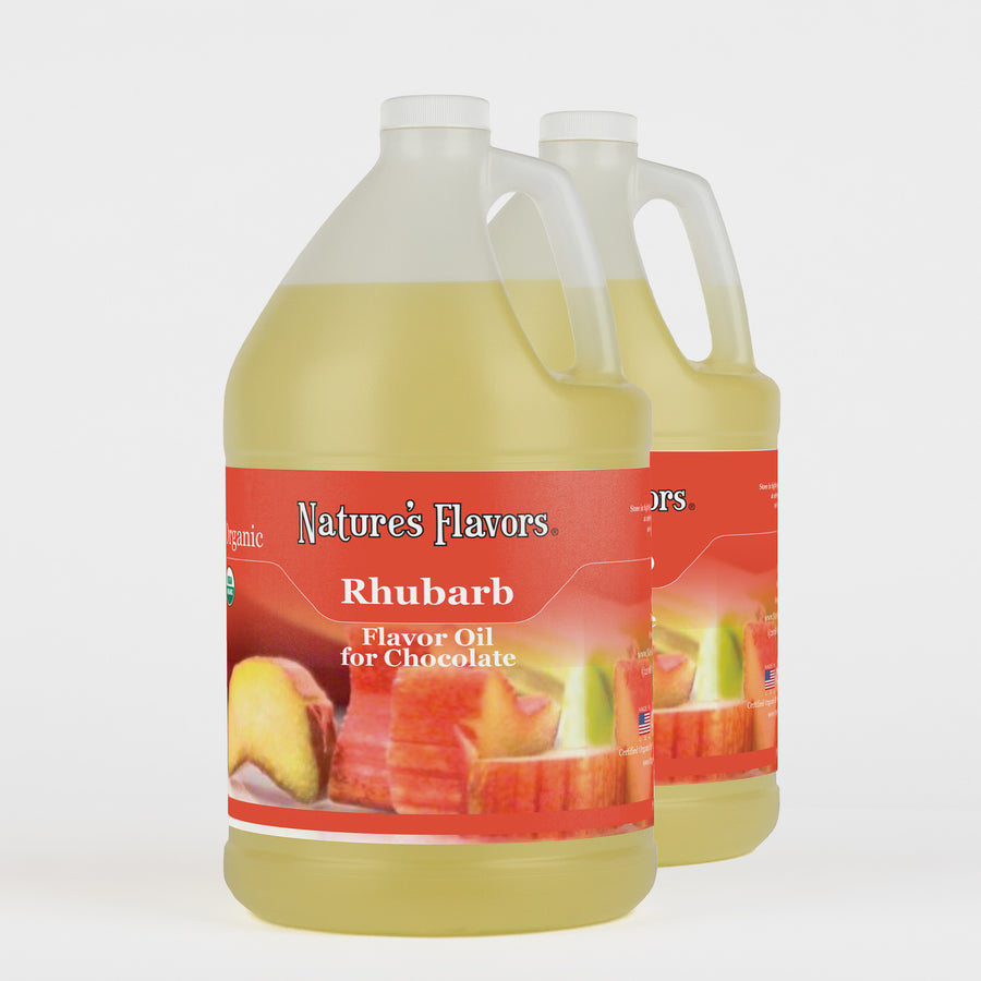 Organic Rhubarb Flavor Oil For Chocolate
