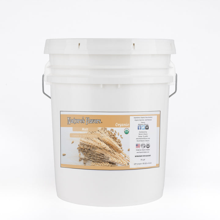 Organic Malt Coffee and Tea Flavor Without Diacetyl
