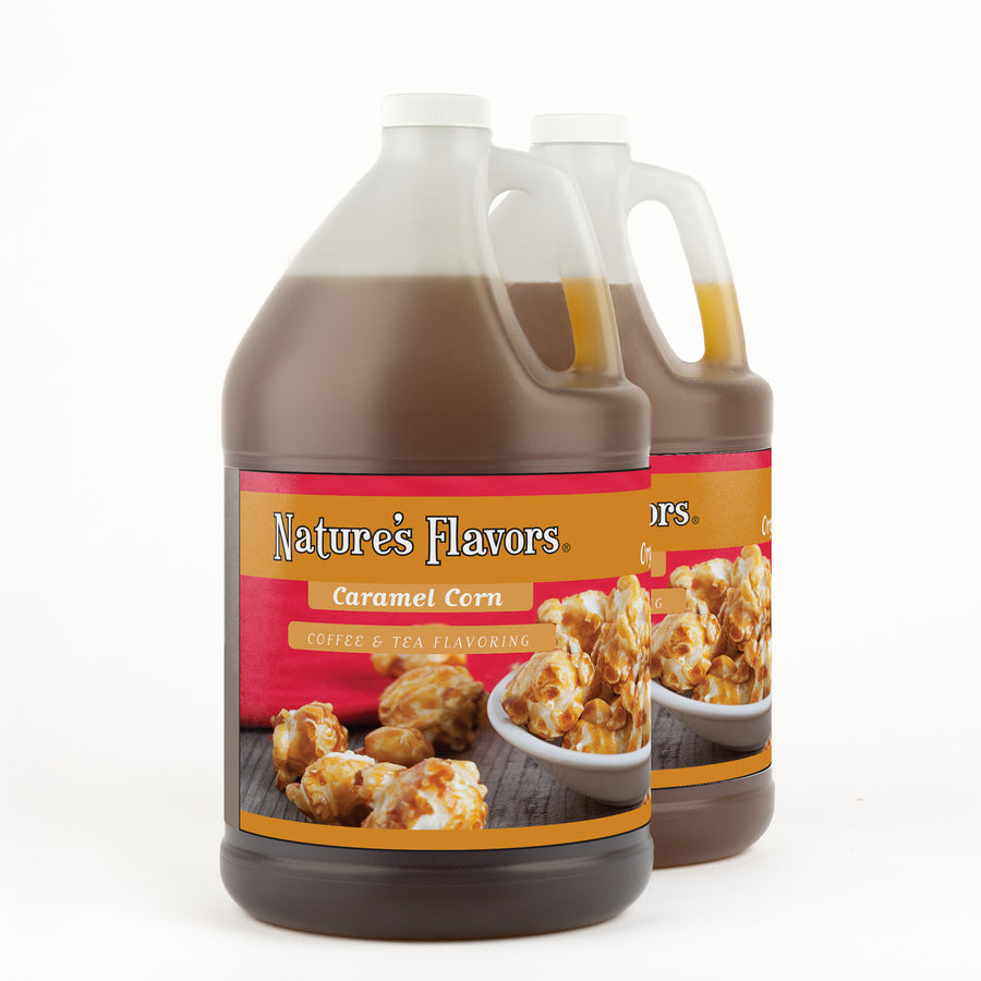 Organic Caramel Corn Coffee and Tea Flavor Without Diacetyl