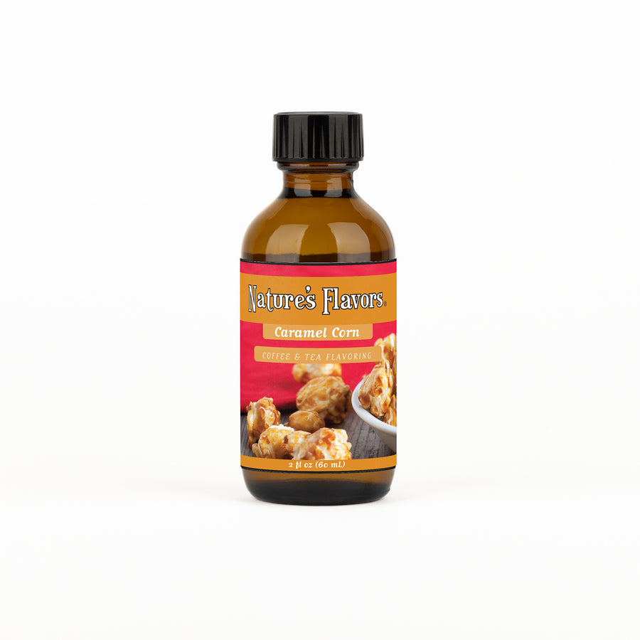 Organic Caramel Corn Coffee and Tea Flavor Without Diacetyl
