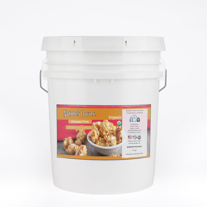 Organic Caramel Corn Coffee and Tea Flavor Without Diacetyl