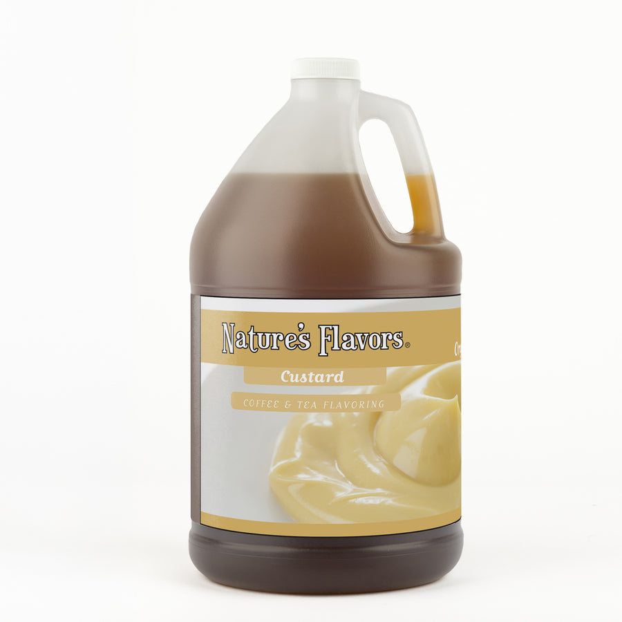 Organic Custard Coffee and Tea Flavoring Without Diacetyl