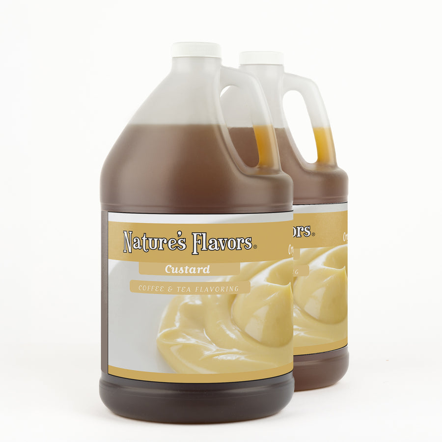 Organic Custard Coffee and Tea Flavoring Without Diacetyl