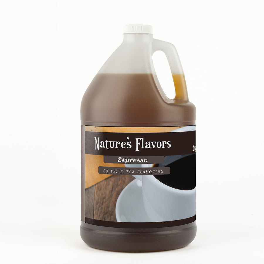 Organic Espresso Coffee and Tea Flavoring Without Diacetyl